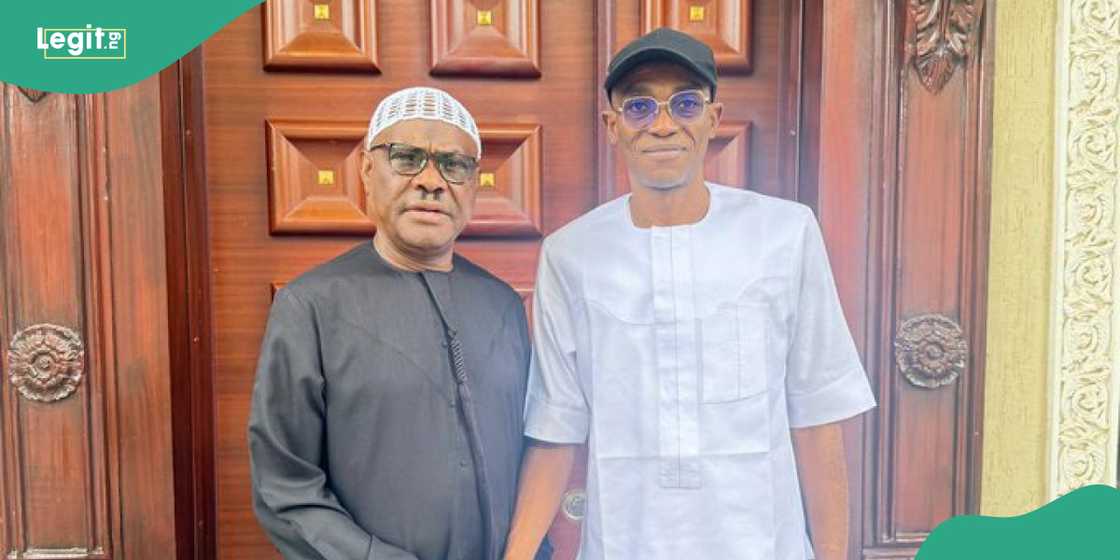 Labour Party national chairman Jullius Abure visits Nyesom Wike Labour Party national chairman Jullius Abure visits Nyesom Wike