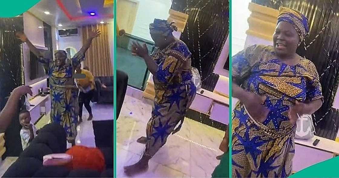 Woman dances as daughter returns to Nigeria after 3 years Woman dances as daughter returns to Nigeria after 3 years