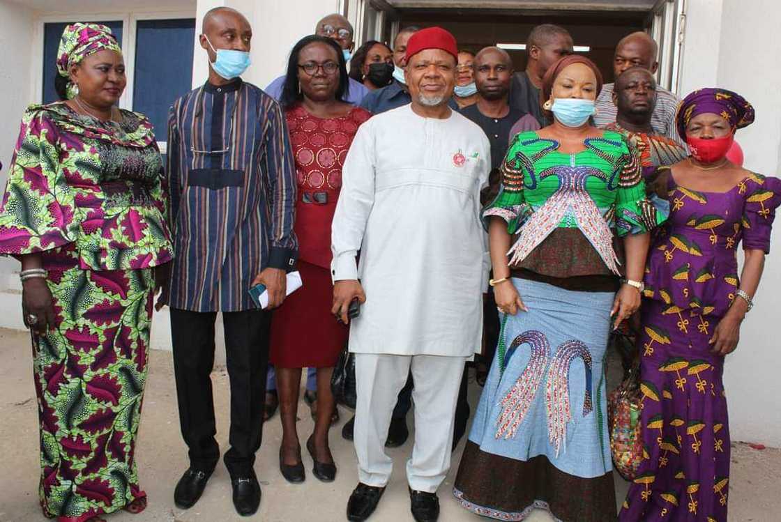 Gov Ugwuanyi Hands over Renovated Burnt Enugu INEC Office