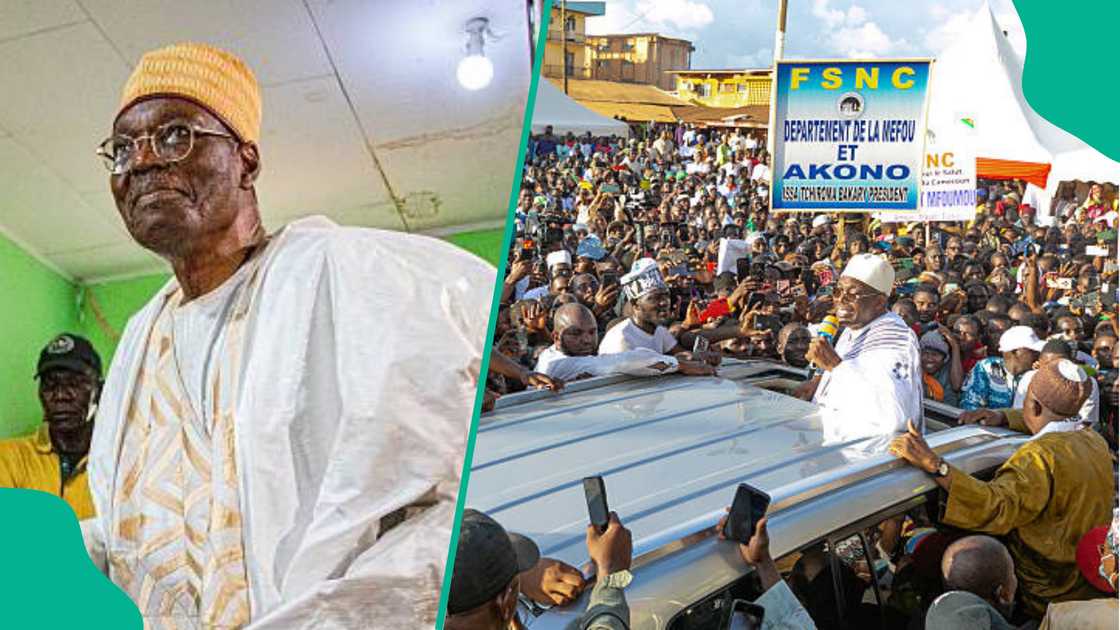 Issa Tchiroma Bakary declares himself the winner of the presidential election. Issa Tchiroma Bakary declares himself the winner of the presidential election.