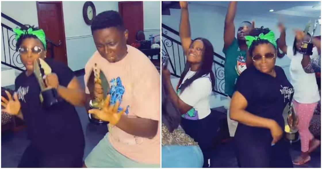 Funke shows off awards Funke shows off awards