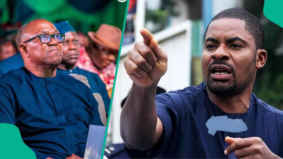 Human rights lawyer Barr. Deji Adeyanju confronts Peter Obi over his lawsuit threat. Human rights lawyer Barr. Deji Adeyanju confronts Peter Obi over his lawsuit threat.