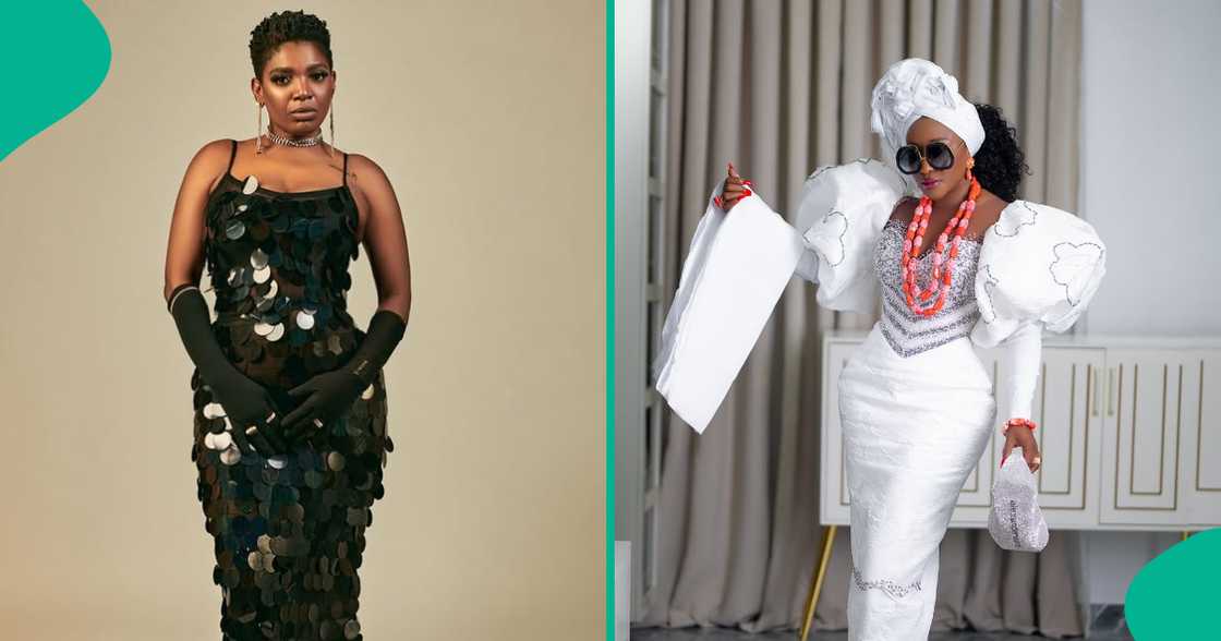 Fans react as Annie shows love to Ini Edo amid father's death. Fans react as Annie shows love to Ini Edo amid father's death.