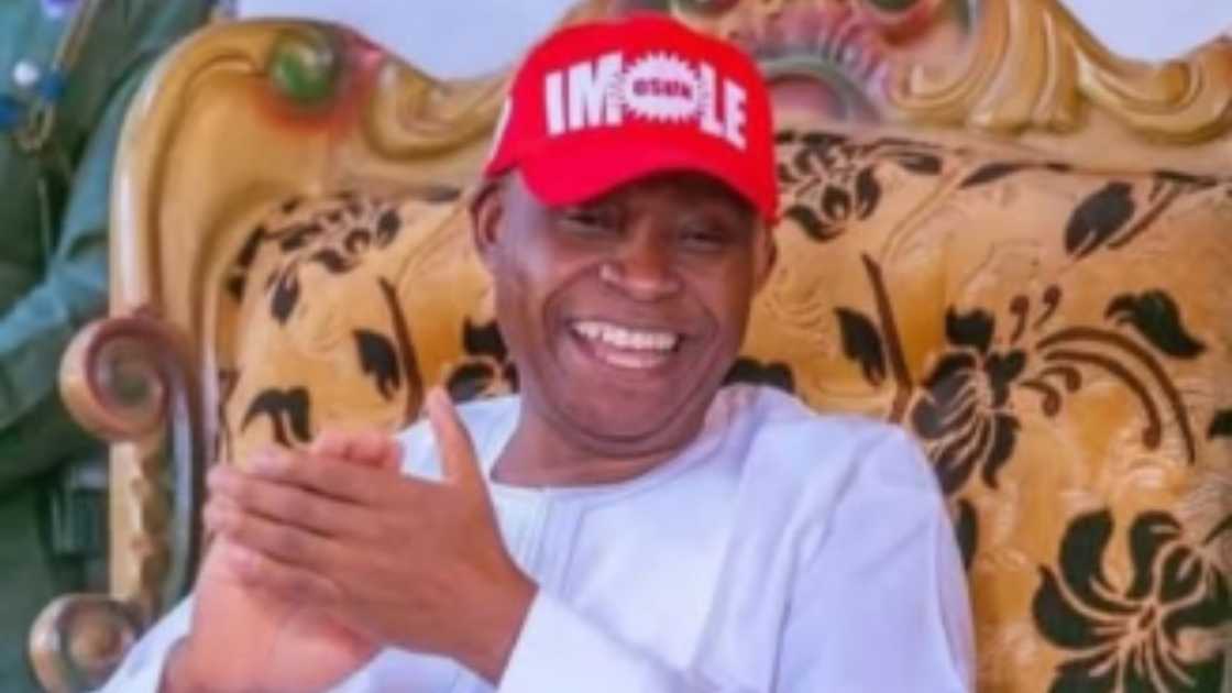 Davido's father Adedeji Adeleke. Davido's father Adedeji Adeleke.