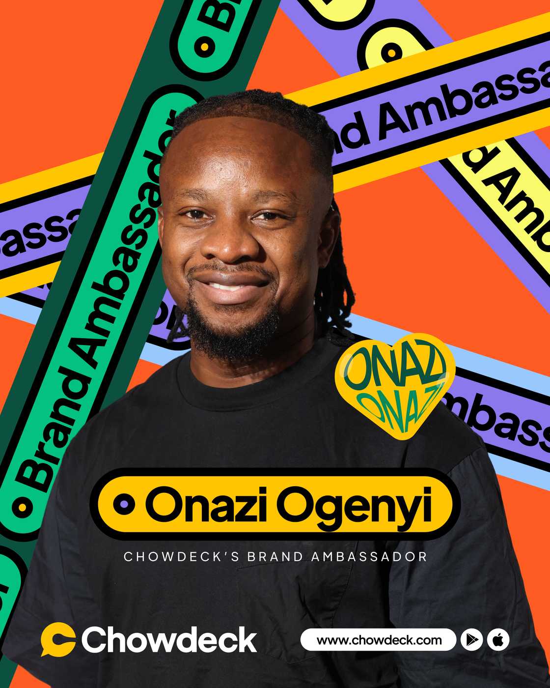 Chowdeck unveil Super Eagles Legend Ogenyi Onazi as Brand Ambassador Chowdeck unveil Super Eagles Legend Ogenyi Onazi as Brand Ambassador