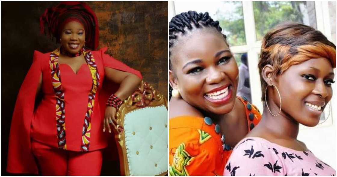Nollywood star Ada Ameh and her late daughter Nollywood star Ada Ameh and her late daughter