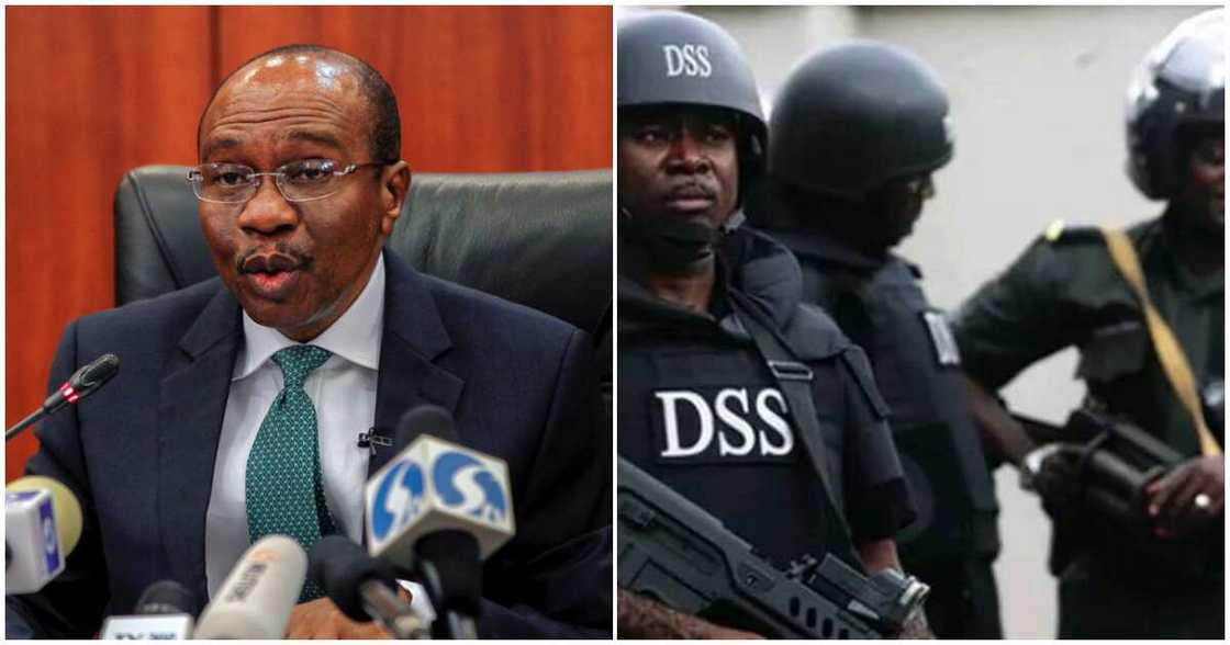 Court orders release of Emefiele/Emefiele and DSS/ Suspended CBN Governor/Godwin Emefiele in DSS custody