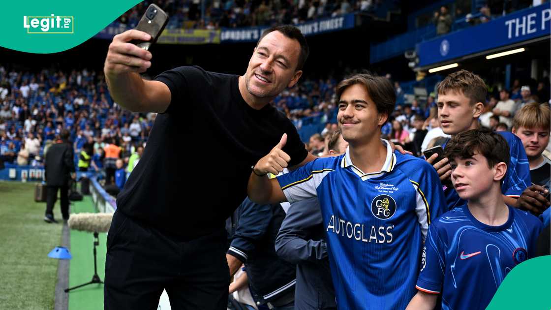 John Terry, Mikel Obi, Chelsea, Stamford Bridge, London.