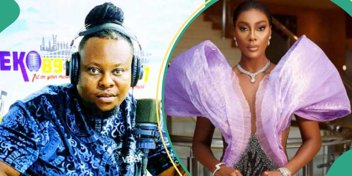 OAP Obinna blasts Faith Morey. OAP Obinna blasts Faith Morey.