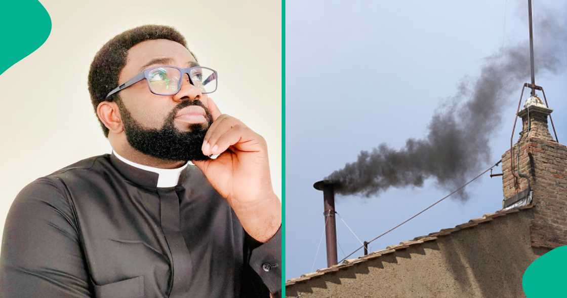 Catholic priest shares meaning of second black smoke as cardinals final to elect new pope Catholic priest shares meaning of second black smoke as cardinals final to elect new pope
