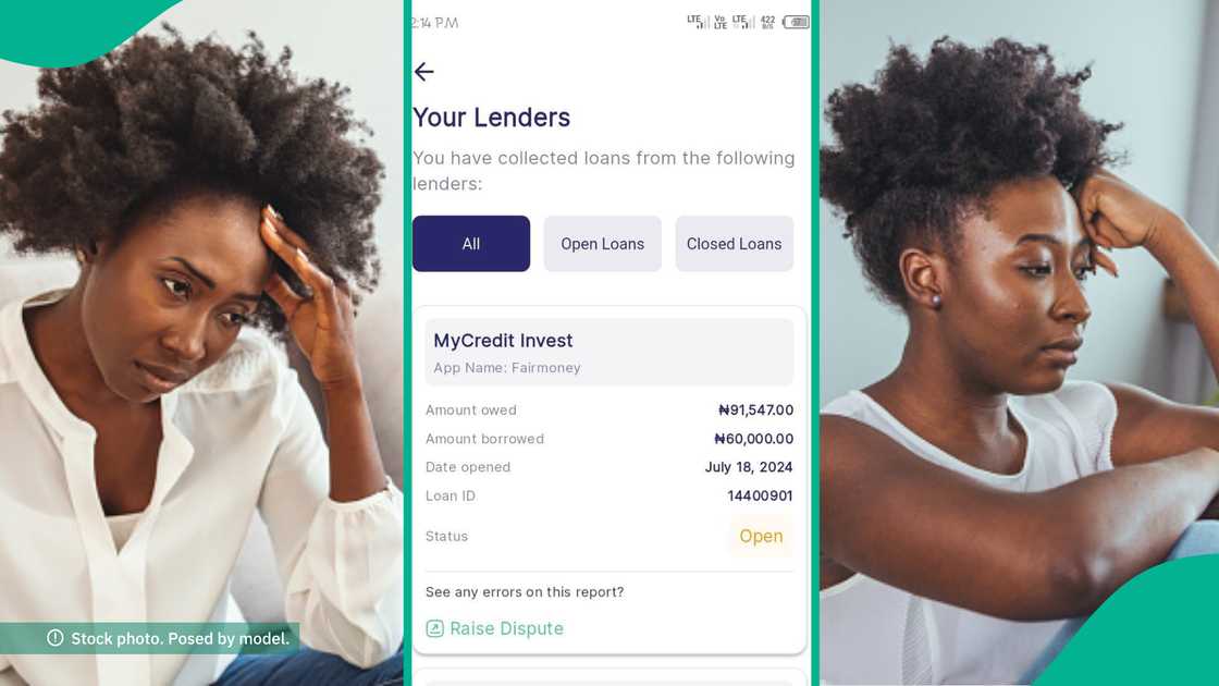 Lady cries out as company denies her fresh loan over her unpaid debts to loan apps since 2024