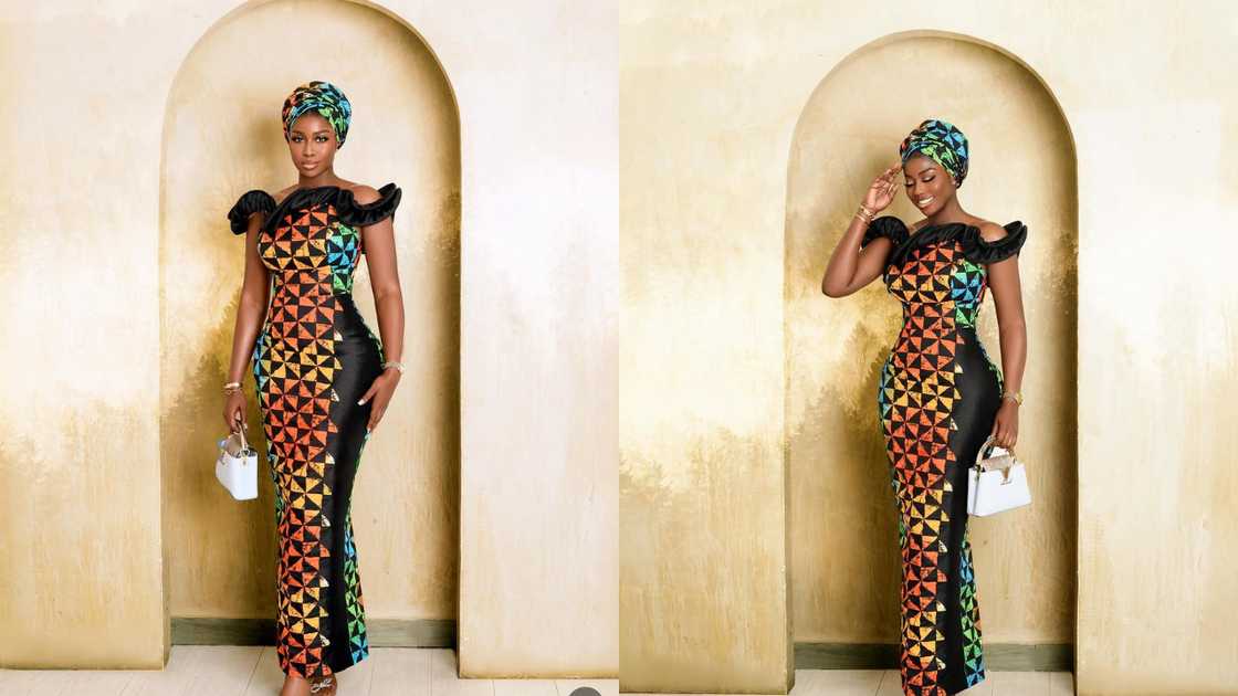 Straight Ankara gown Straight Ankara gown