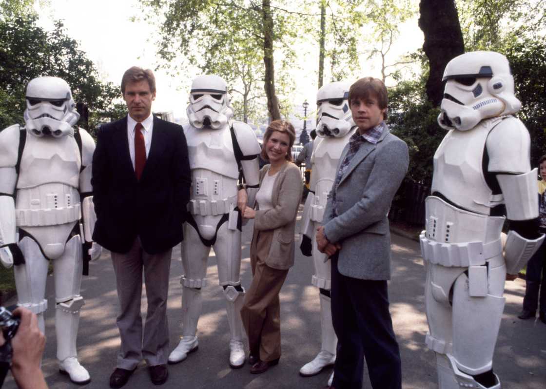 Luke, Leia, and Han Luke, Leia, and Han