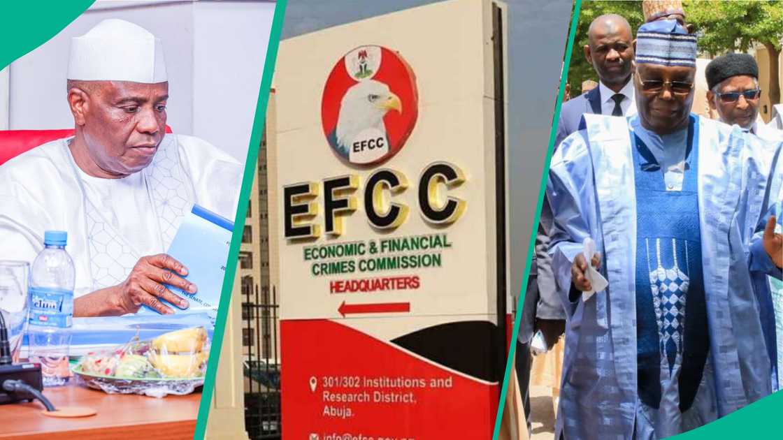 Atiku Abubakar ya nuna fushinsa da EFCC ta kama tsohon gwamnan Sokoto, Aminu Tambuwal Atiku Abubakar ya nuna fushinsa da EFCC ta kama tsohon gwamnan Sokoto, Aminu Tambuwal