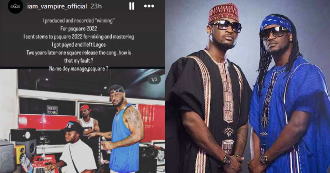 Psquare's Producer speaks on Winning song