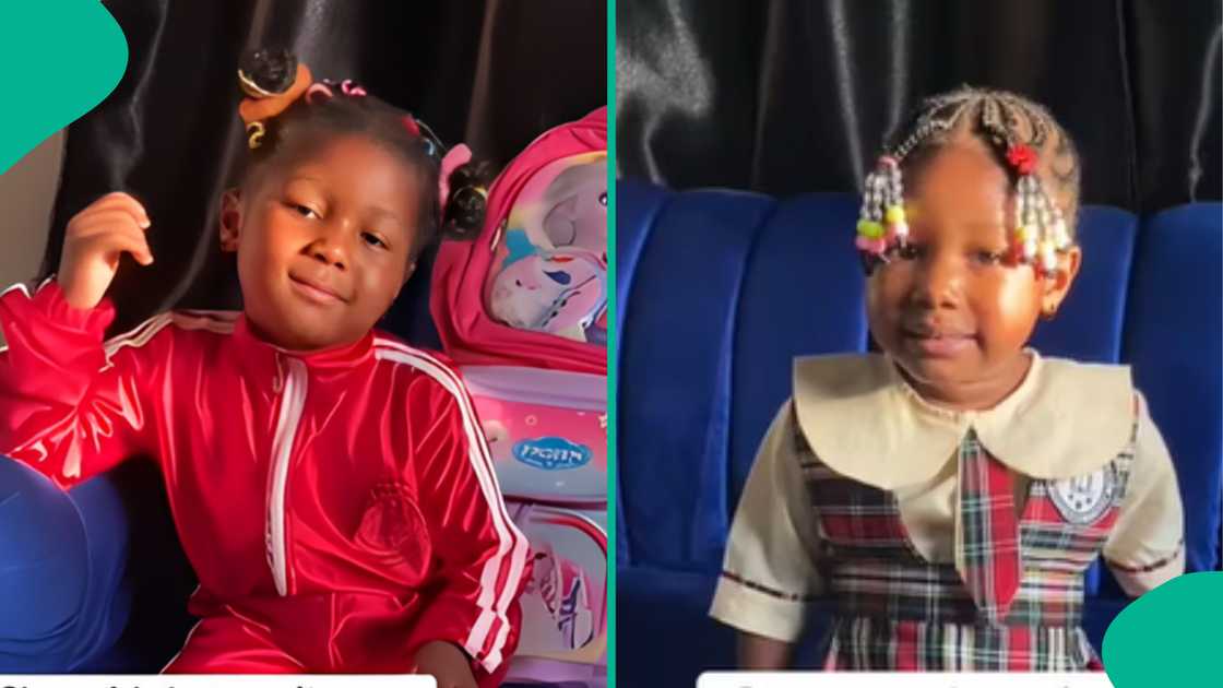 Child shares why she does not want to go to school. Photo credit: TikTok/@princessreign13. Child shares why she does not want to go to school. Photo credit: TikTok/@princessreign13.