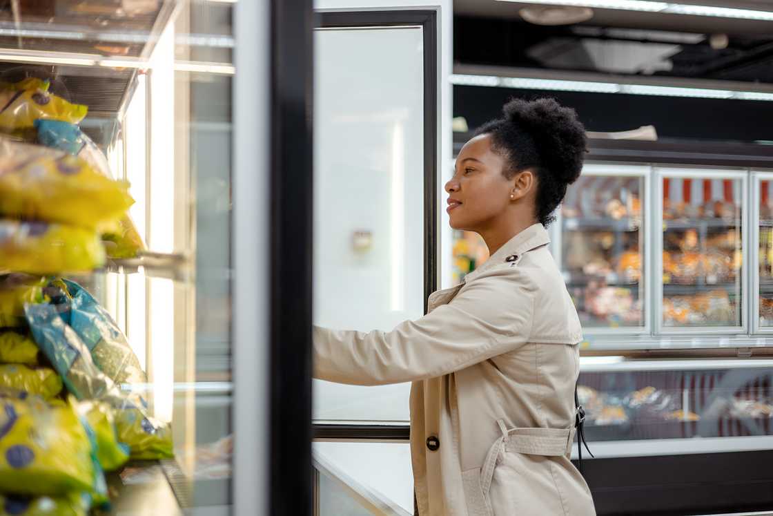 A portrait of a mature African-American woman