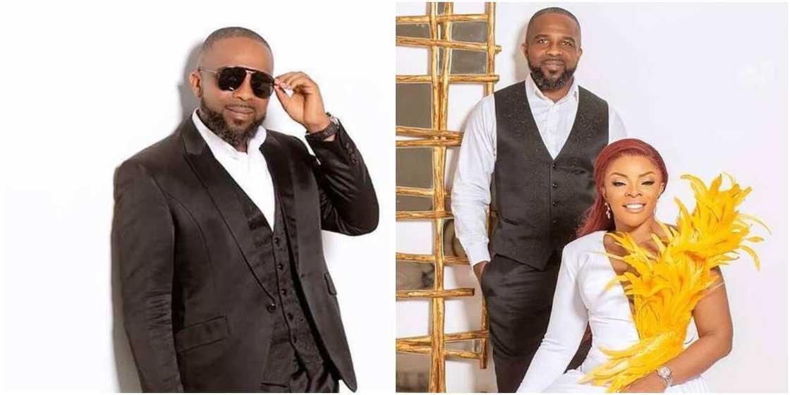 Laura Ikeji and her husband Laura Ikeji and her husband