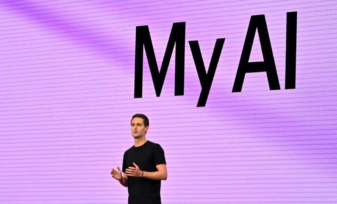Snap chief Evan Spiegel has announced plans to let Snapchat subscribers have exchanges with an AI-powered chatbot Snap chief Evan Spiegel has announced plans to let Snapchat subscribers have exchanges with an AI-powered chatbot
