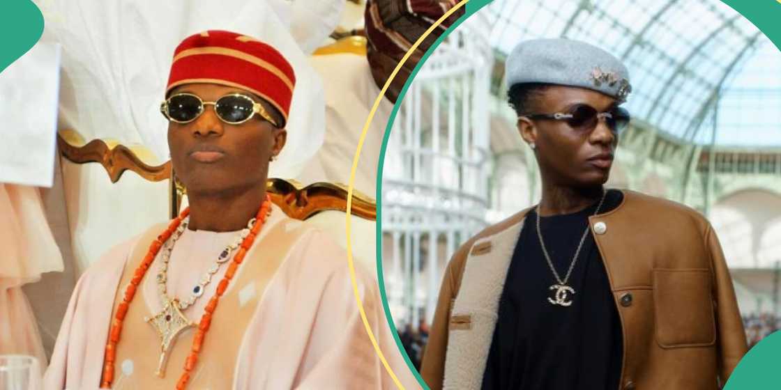 Wizkid at mum's burial, Wizkid in London