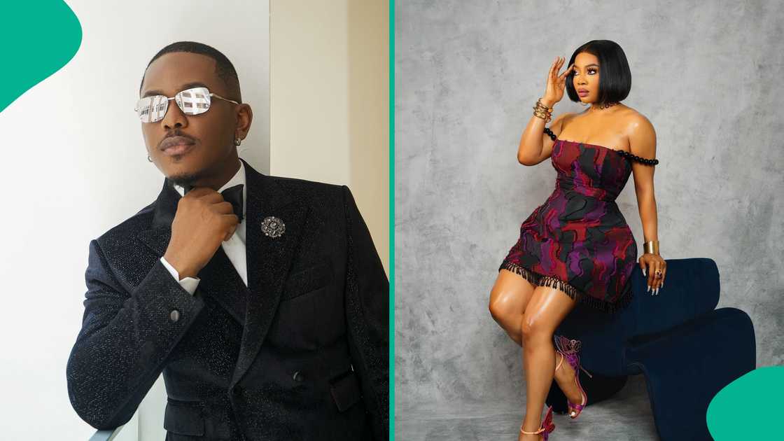 Toke and Timini flirt with each other. Toke and Timini flirt with each other.