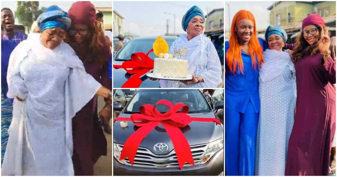 Actress Olayinka Solomon and her mum Actress Olayinka Solomon and her mum