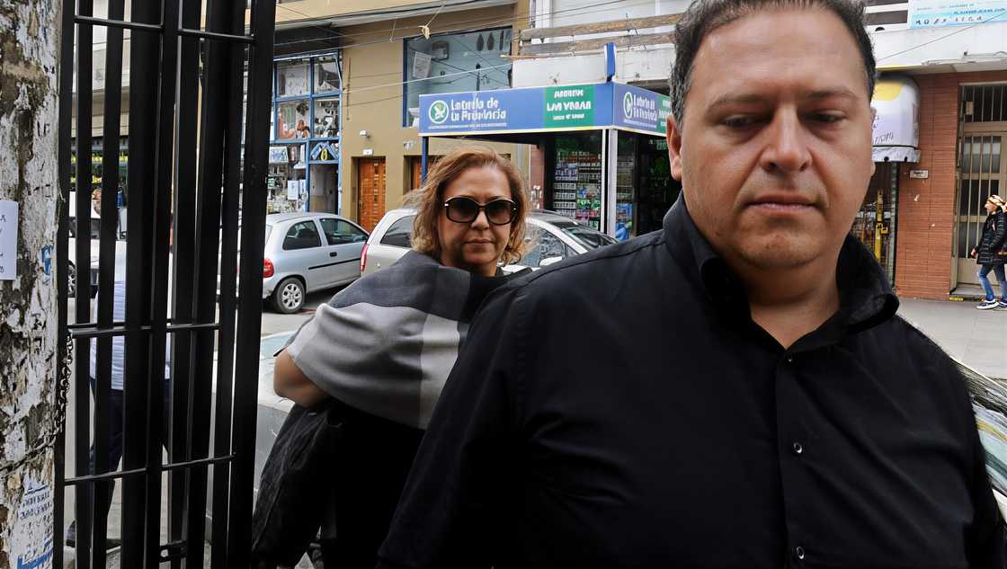 Sebastián Marroquín (formerly Juan Pablo Escobar) and his mother María Victoria Henao in Buenos Aires, Argentina. Sebastián Marroquín (formerly Juan Pablo Escobar) and his mother María Victoria Henao in Buenos Aires, Argentina.