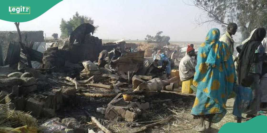 Ruins of the Kaduna mistake bombing Ruins of the Kaduna mistake bombing