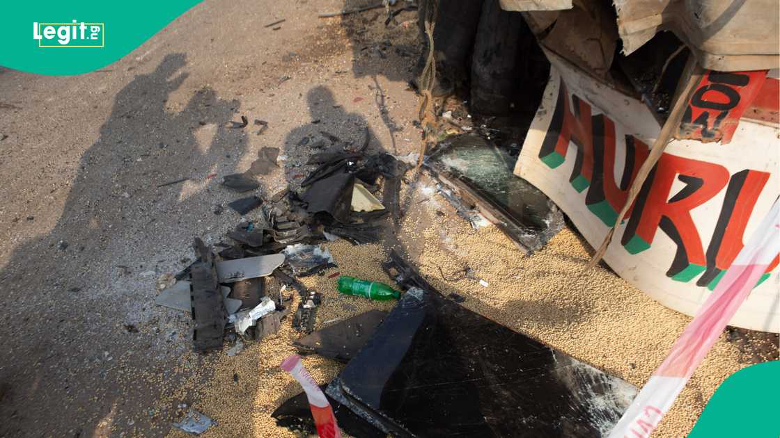 Anthony Joshua, Latif Ayodele, Sina Ghami, Lagos-Ibadan Expressway, Nigeria. Anthony Joshua, Latif Ayodele, Sina Ghami, Lagos-Ibadan Expressway, Nigeria.
