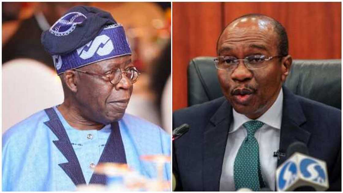 Tinubu, Emefiele