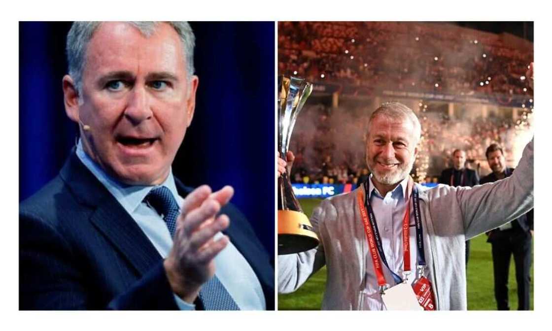 One of the suitors of Chelsea, Ken Griffins and Abramovic One of the suitors of Chelsea, Ken Griffins and Abramovic