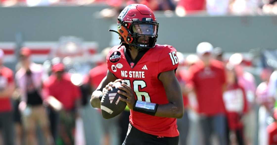 North Carolina State Wolfpack quarter back CJ Bailey