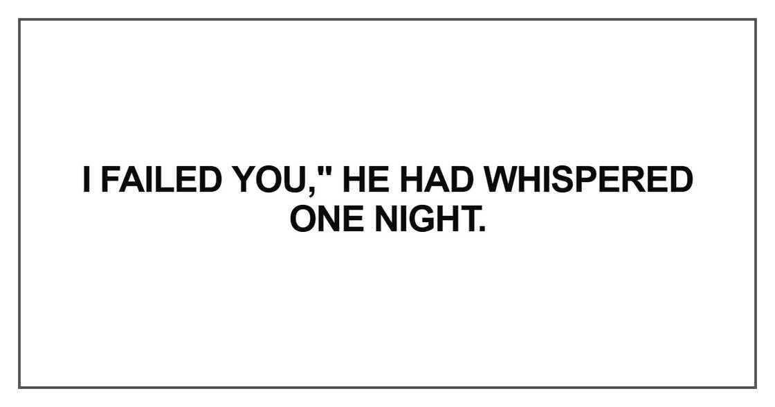 he had whispered one night he had whispered one night