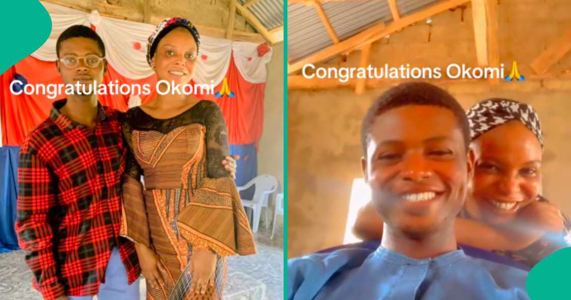 Lady Celebrates as Her Husband Roofs His Uncompleted Building, Video Sparks Mixed Reactions