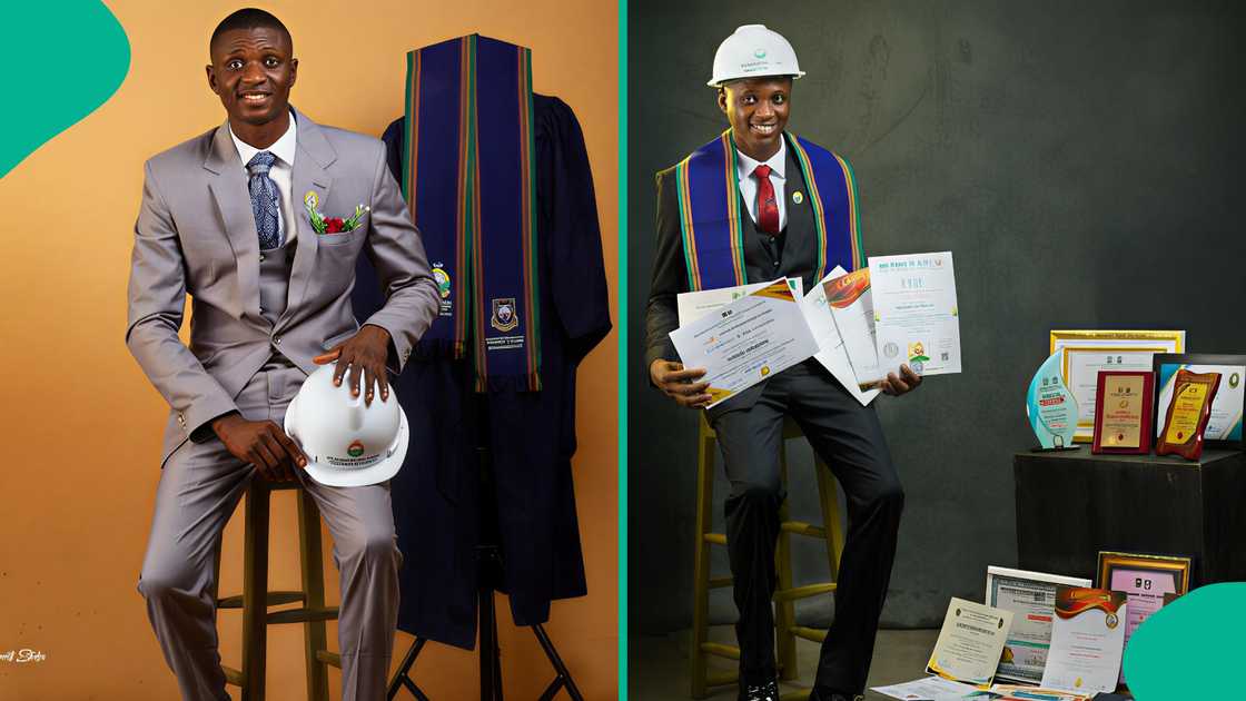 Joy as man who applied to University of Ibadan after passing out of NYSC graduates with first class in civil engineering
