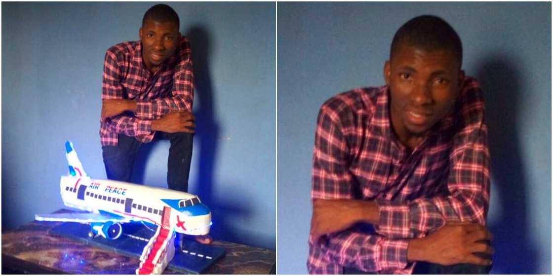 Nigerian man contacted from Uganda to make aeroplane cake after the first one he made went viral