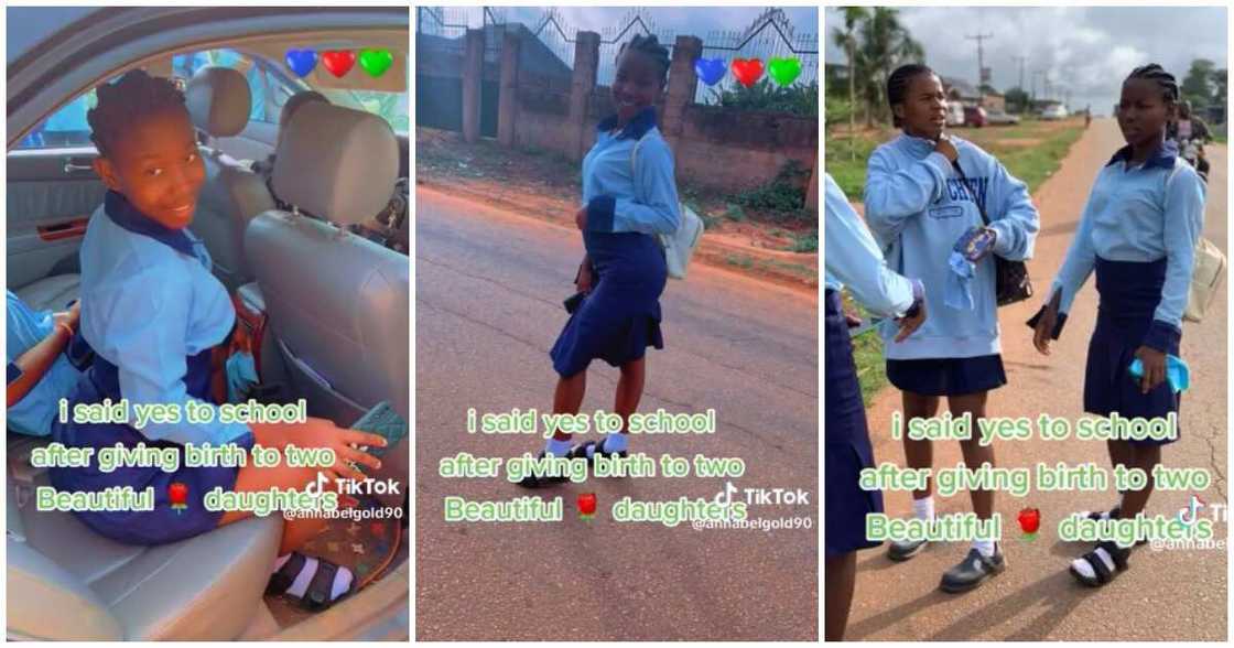 Nigerian girl, secondary school after two kids Nigerian girl, secondary school after two kids