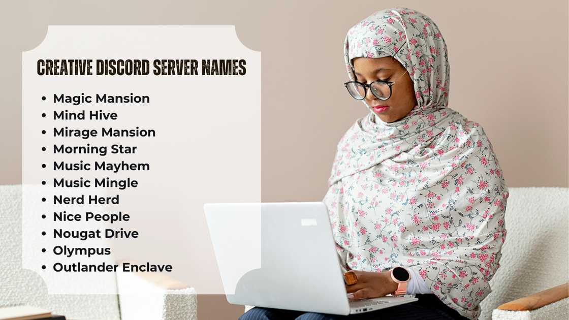 Discord server names