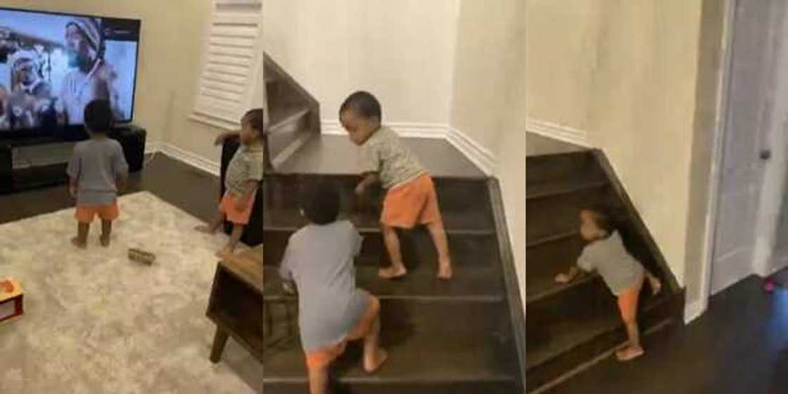 "Am I Raising Jobless Sons?" Mum Chases her kids Away From Cartoon, Asks Them For House Chores in Viral