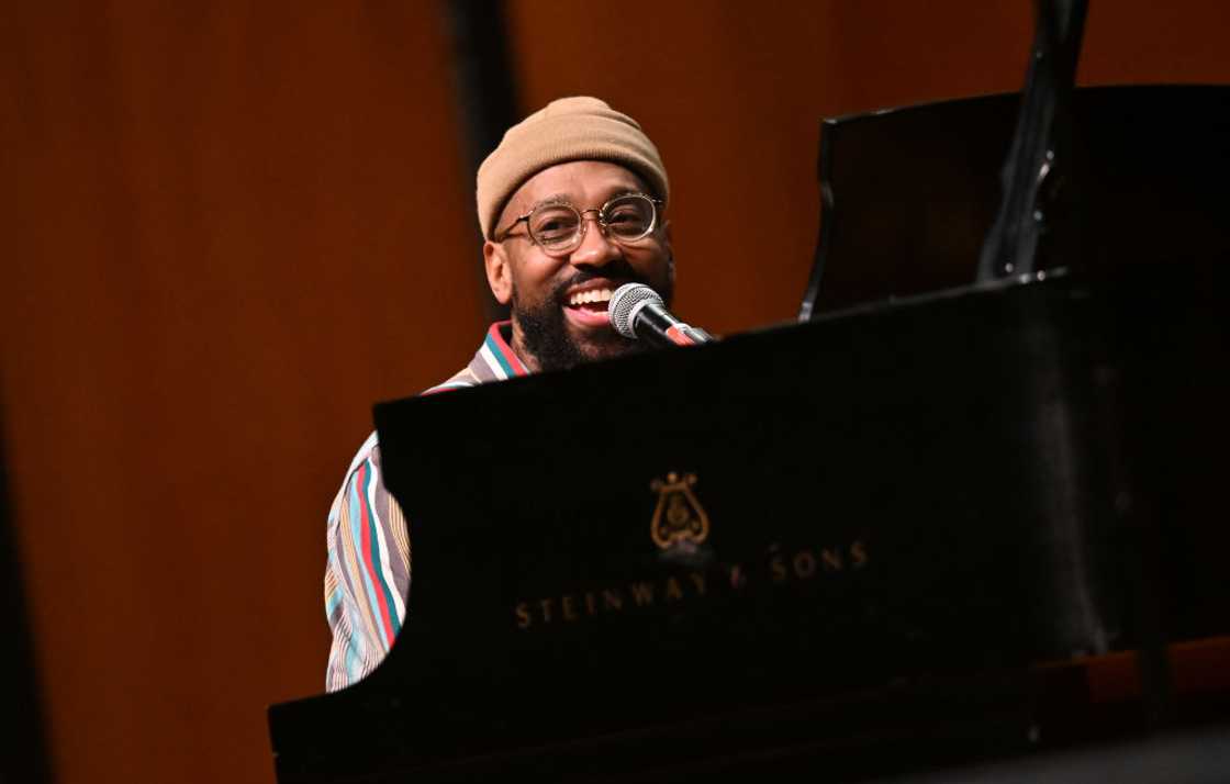 PJ Morton performs onstage at Ray Charles Performing Arts Centre at Morehouse College