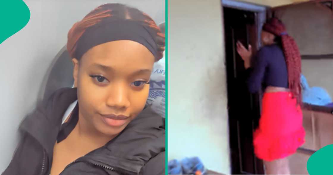 Lady returns to Nigeria after 5 years abroad as her father dies Lady returns to Nigeria after 5 years abroad as her father dies