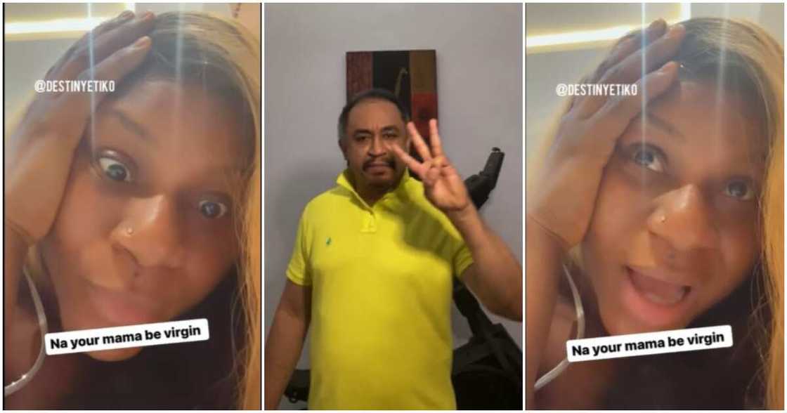 Photos of Daddy Freeze, Destiny Etiko