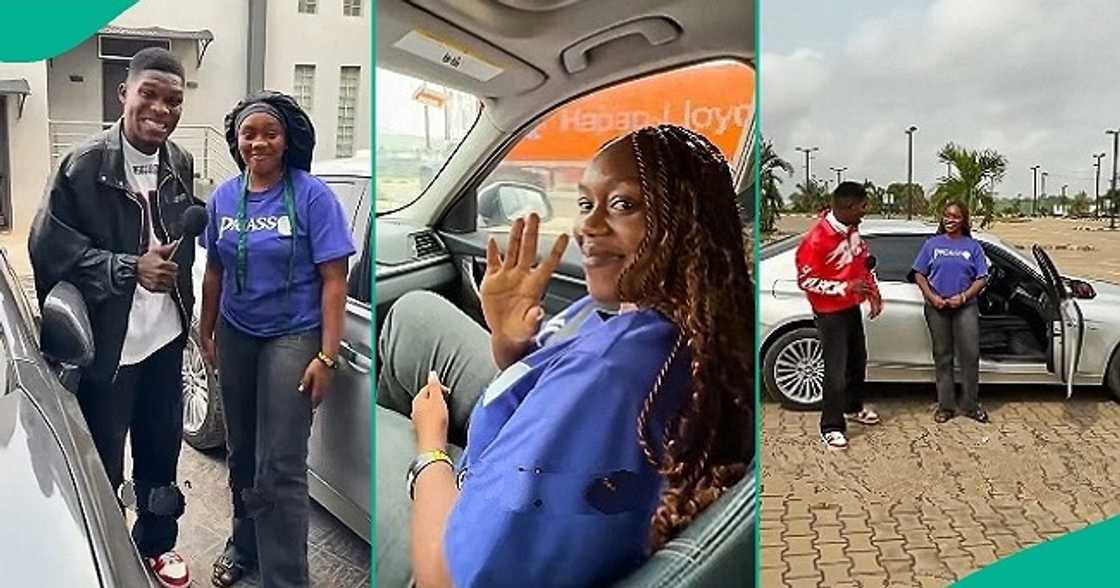 Nigerian lady locked up in car for 24 hours to win N100,000 Nigerian lady locked up in car for 24 hours to win N100,000
