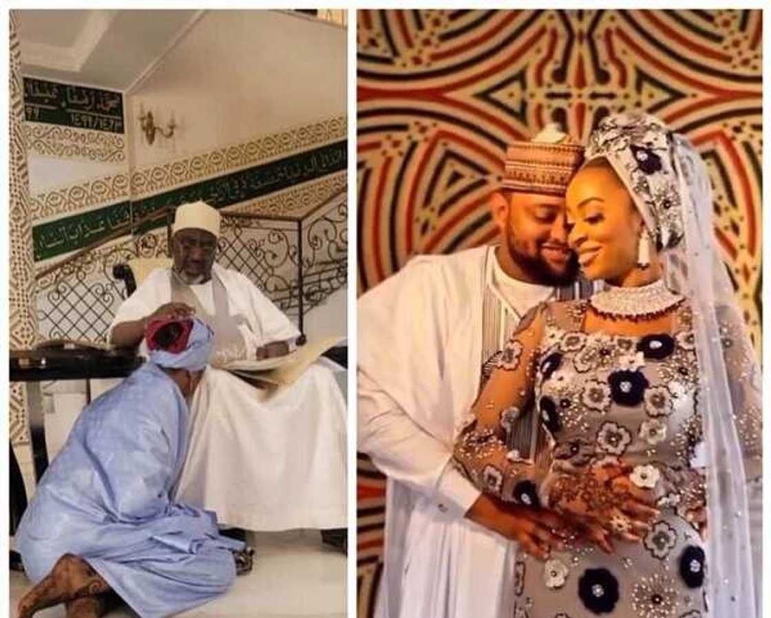 Sarkin Kano, diyarsa da angonta Sarkin Kano, diyarsa da angonta