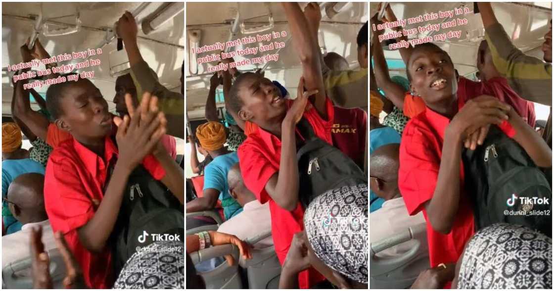 Boy sings in Lagos bus, video of boy singing in Lagos bus, Lagos Boy sings in Lagos bus, video of boy singing in Lagos bus, Lagos
