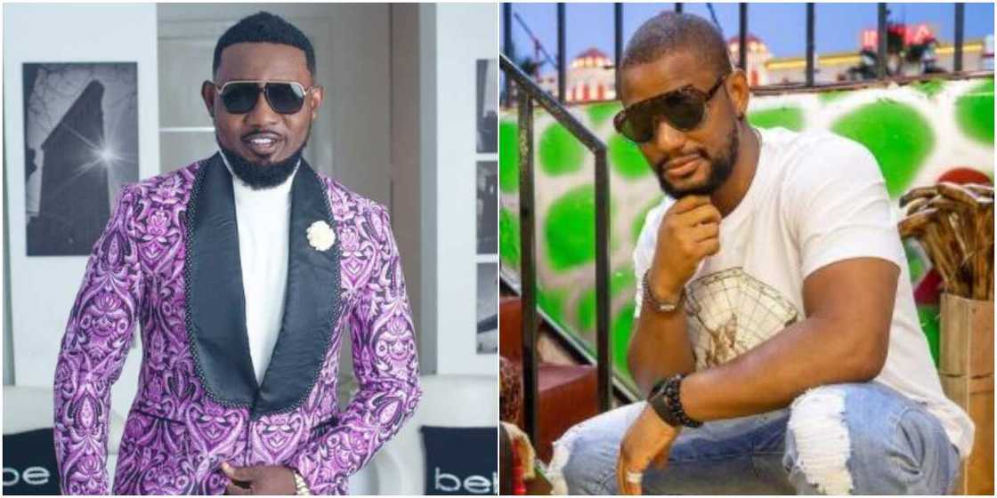 Actor Alexx Ekubo trolls his friend AY Makun, calls him illuminati Actor Alexx Ekubo trolls his friend AY Makun, calls him illuminati