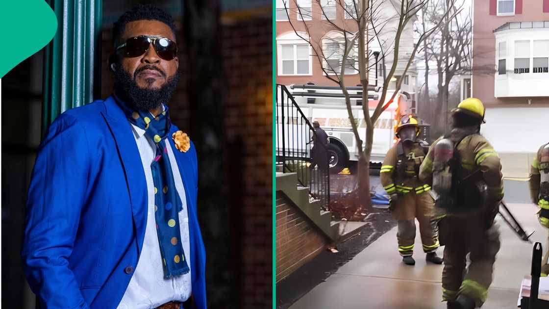 Chidi Mokeme recounts how his house got burnt in LA.