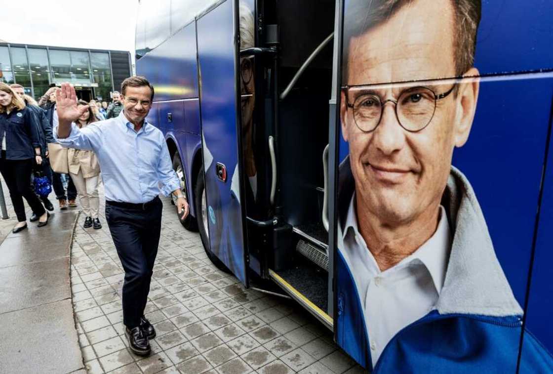 Ulf Kristersson, leader of the opposition conservative Moderate party Ulf Kristersson, leader of the opposition conservative Moderate party