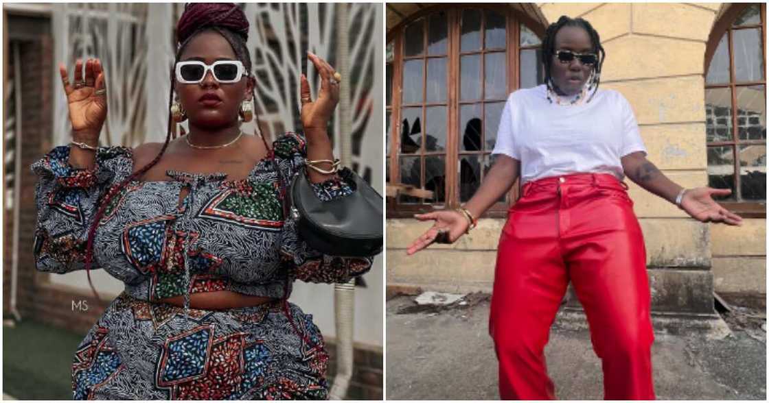 Actress Monalisa Stephen and singer Teni Actress Monalisa Stephen and singer Teni