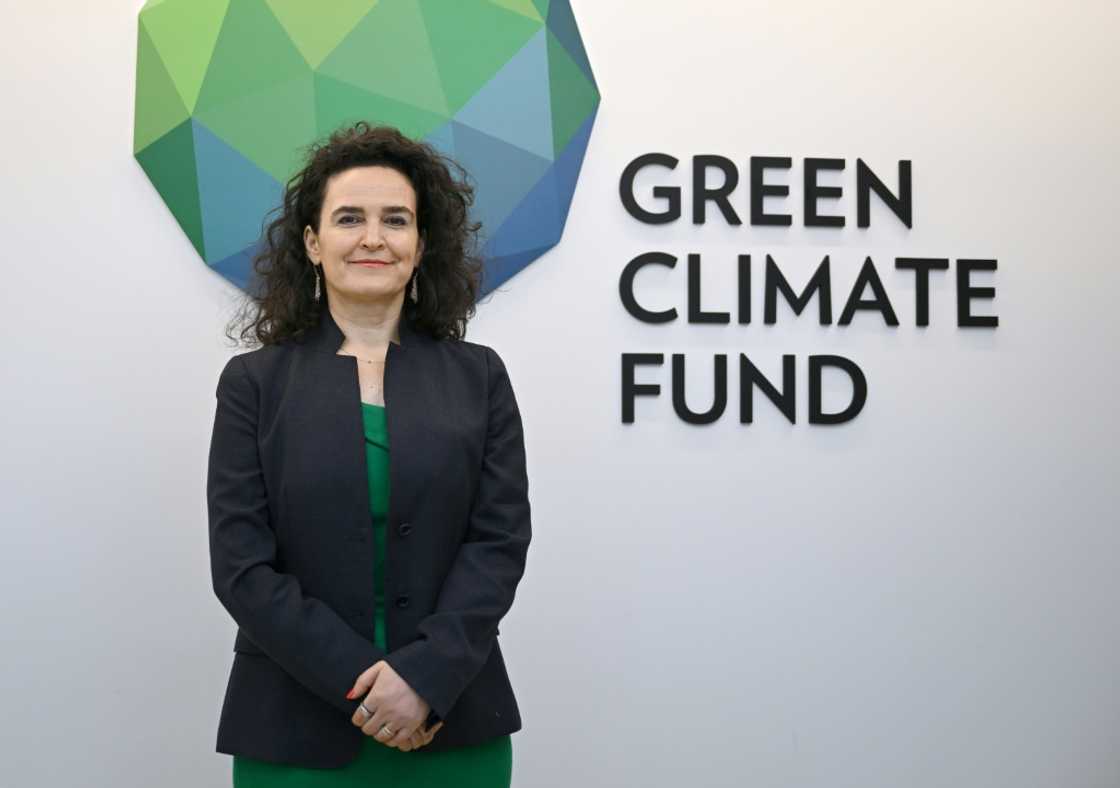 Mafalda Duarte, head of the UN's Green Climate Fund defended the use of loans -- a touchy topic given concerns about increasing lower income nations' debt Mafalda Duarte, head of the UN's Green Climate Fund defended the use of loans -- a touchy topic given concerns about increasing lower income nations' debt